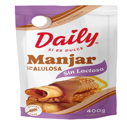 Manjar Sin Lactosa, 400 g - Daily | Apishop