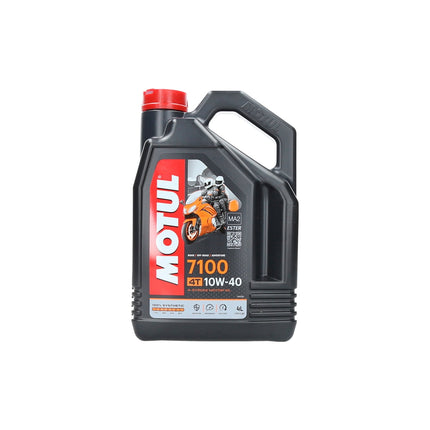 Aceite De Motocicleta 100% Sintetico 7100 4t 10w-40 4l