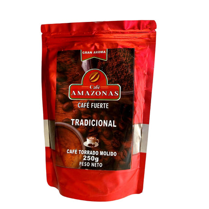 Café Amazonas  es un Cafe Arabico  de Altura , Molido y Tostado grado 8 - 250gr