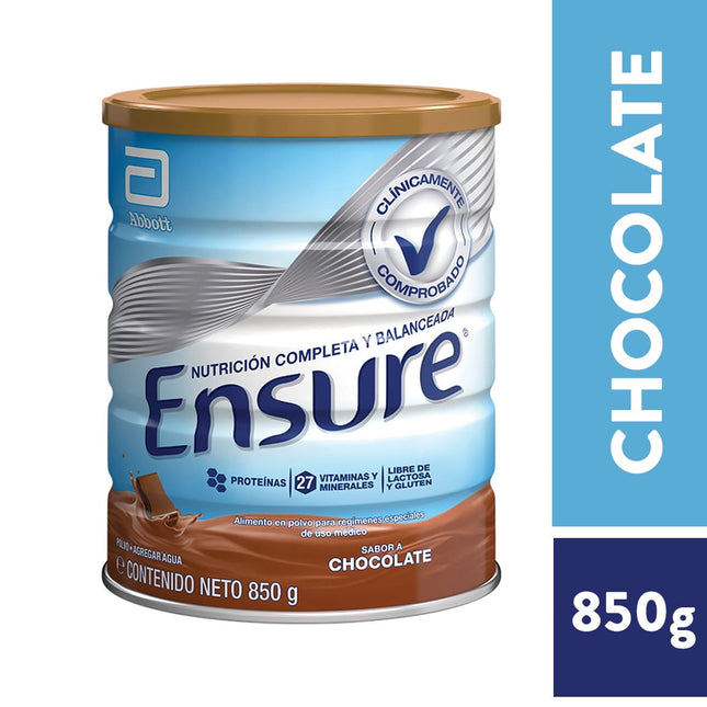 Suplemento Nutric Chocolate Ensure 850Gr
