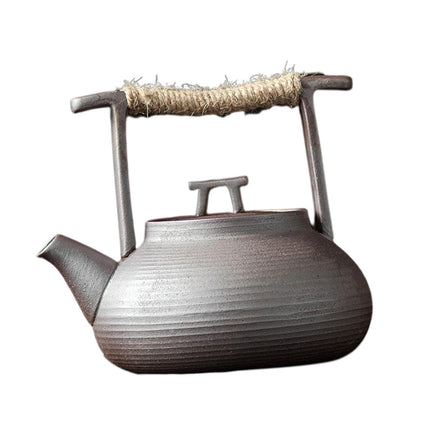 Hervidor De Té De Cerámica, Tetera Hecha A Mano, Tetera Caliente Para Oficina, Cocina, Ollas De Picnic