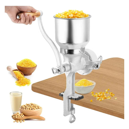 Maquina Molino Manual De Granos Y Cereales Tolva Alta Moledora De Choclo Pastel De Choclo Humitas Cocina Tradicional FIGOIMPORT
