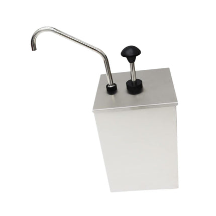 Bomba Dispensadora De Salsa 4L Portátil De Acero Inoxidable Para El Hogar Restaurante Cocina