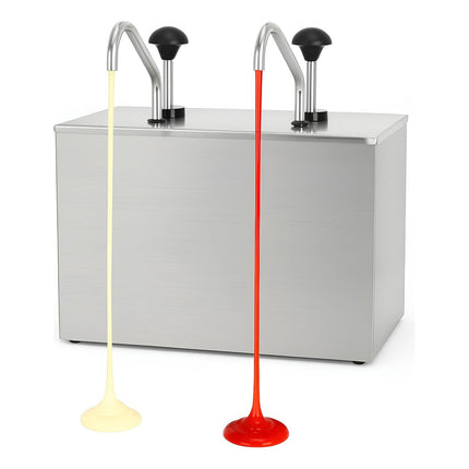 Dispensador De Salsa Comercial Dispensador Salsa Doble 4l