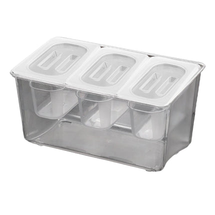 Compartimentos Extraíbles Del Carrito De Condimentos Refrigerados Para La Barra De Estación De Perritos Calientes Del Hotel 3 Compartimentos