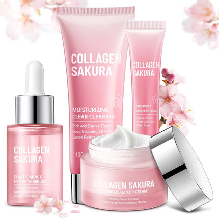 Set de cuidado de la piel mopayzer JAPAN SAKURA Cherry Blossom, 4 unidades