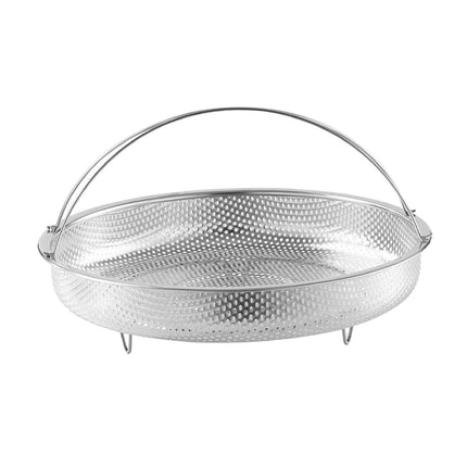 Cesta De Vapor De Acero Inoxidable, Diseño De Agujeros Finos, Lavadora De Arroz, Cesta De Cocción Al Vapor, Mango Exterior