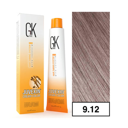 - Tintura Cream Color Permanente Vegana 100ml + Oxidante - 9.12 Rubio Muy Claro Perlado