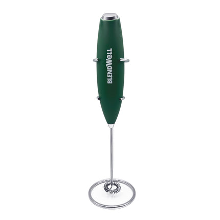 Espumador de leche BlendWell de mano a pilas, verde