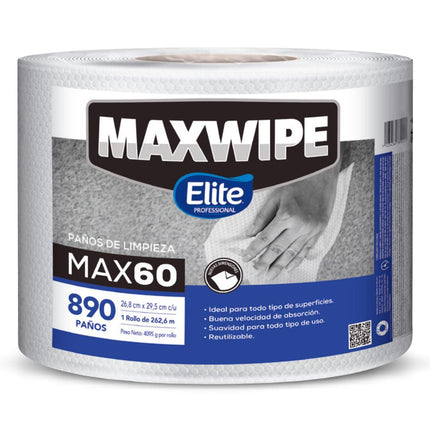 Elite Maxwipe Paños de Limpieza MAX60 890 unid | Apishop.cl