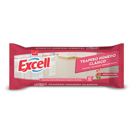 Excell Trapero Húmedo Clásico Primavera 10 unid | Apishop.cl