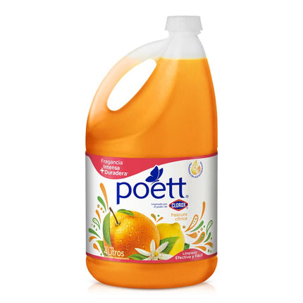 Limpiador Aromatizante Frescura Cítrica Botella, 4000 ml