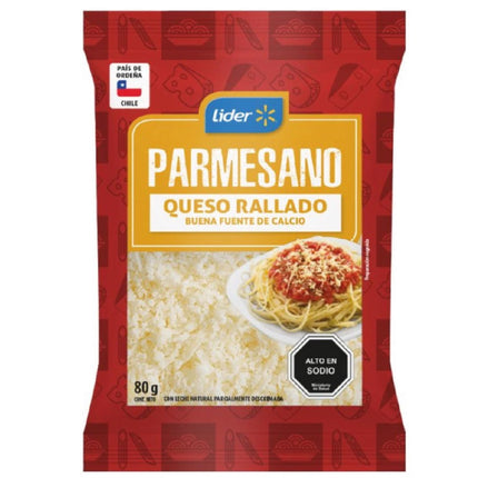 Queso Parmesano Rallado, 80 g