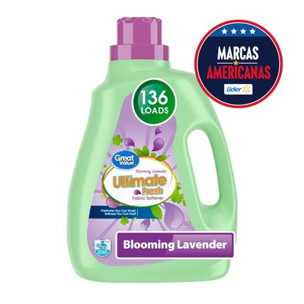 Suavizante Líquido Lavanda Botella, 2,95 L