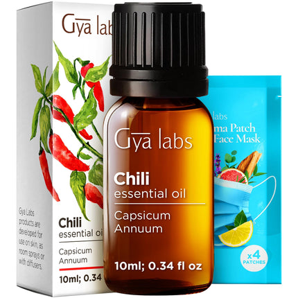 Aceite esencial Gya Labs Chili 10 ml para cabello, piel y difusor