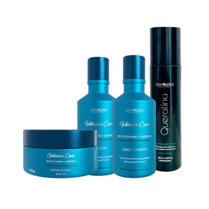 Kit Completo Cuidado Intensivo Bambú y Queratina GranKéra Profissional