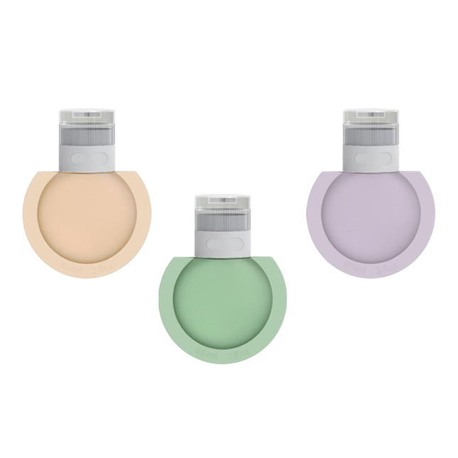 3x botellas de viaje para artículos de tocador, juego de accesorios de viaje, contenedores de viaje para loción corporal de baño, acondicionador, baño , 60ml