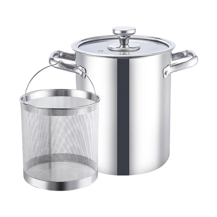 Olla Con Tapa De Vidrio Para Cocinar Al Vapor, Freír Y Hervir Un Cubo De Arroz Grueso Con Filtro