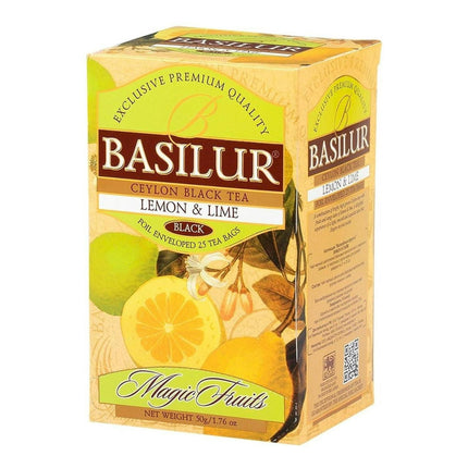 Té Negro Ceylon- Lemon & Lime 25 Bolsas (Té Negro, Lima Y Limón)