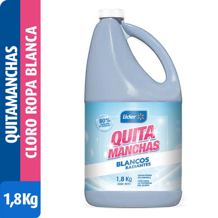 Quitamanchas Líquido Blancos Radiantes, 1,8 Kg