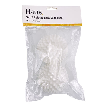 Set Pelotas secadora 6.5x6.5cm Pvc
