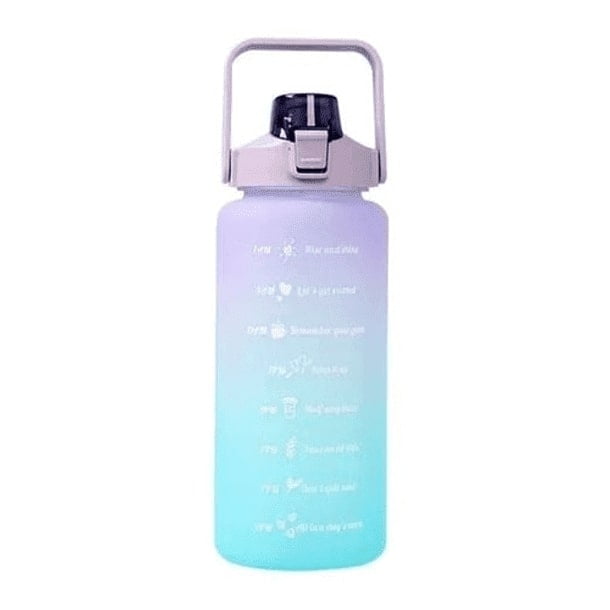 Botella De Agua Motivacional Deportiva 2 Litros 2000ml