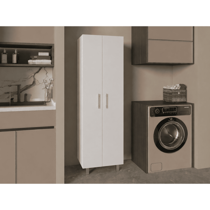 Mueble De Aseo 2 Puertas Nala 181,1x51,2x36,8 Cm Blanco