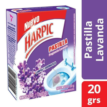 Pastilla Para Inodoro Lavanda Colgador Caja, 20 g