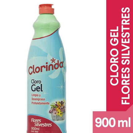 Cloro Gel Flores Silvestres Botella, 900 ml