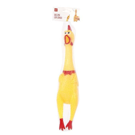 Pollo De Hule Con Sonido 40Cm