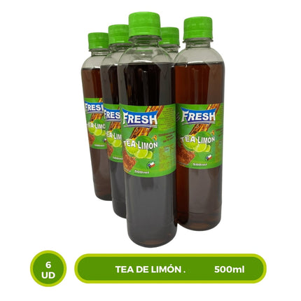 Té Helado Negro Sabor Limón Sixpack 500ml