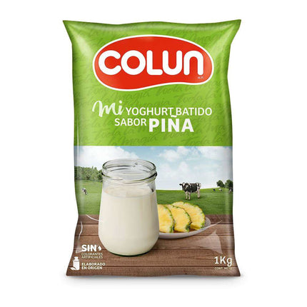 Yoghurt  Batido Sabor Piña Bolsa, 1 Kg | Apishop