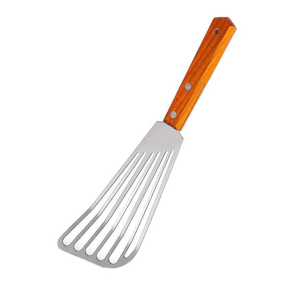 Espátula Para Parrilla De Acero Inoxidable, Espátula Para Pescado Ranurada, Espátula Para Pescado Multifunción
