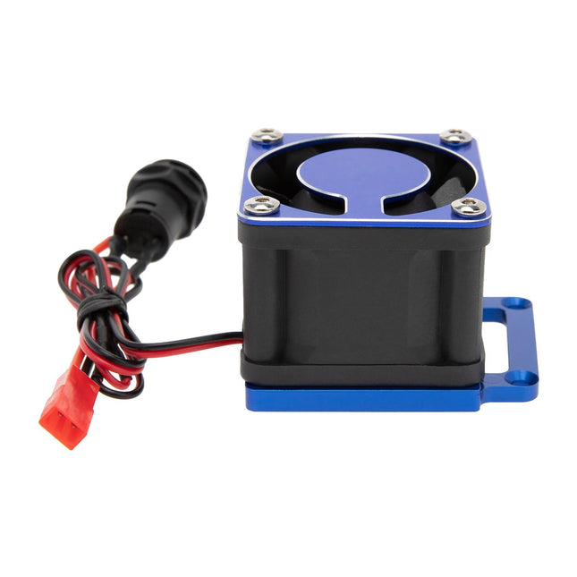 Ventilador De Refrigeración De Coche RC A Escala 1:8 Para Coche RC Crawler Buggy Truck Azul