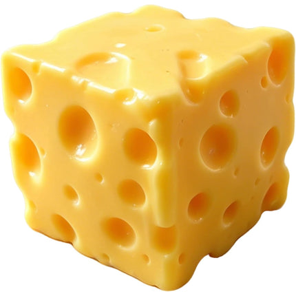 Juguete antiestrés squishy de queso QPNGKT para adultos (amarillo)