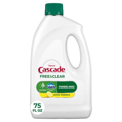 Detergente para Lavavajillas Cascade Free & Clear Limón 2215 ml