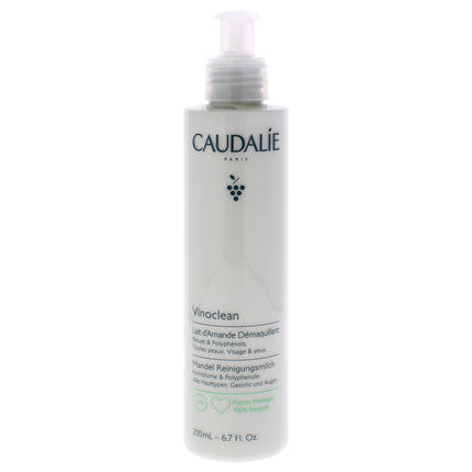 Leche Limpiadora de Almendras Vinoclean de Caudalie para - Limpiador de 6,7 oz