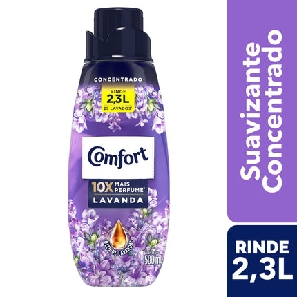 Suavizante Líquido Concentrado Lavanda Botella, 500 ml
