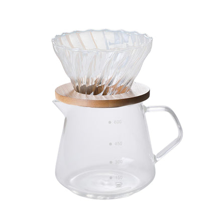 Gotero De Café Cafetera Resistente Al Calor Elaboración Manual Vierta Sobre Cafetera 600ML