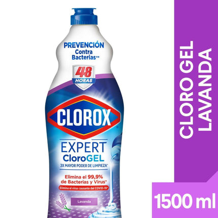 Cloro en Gel Lavanda Botella, 1500 ml