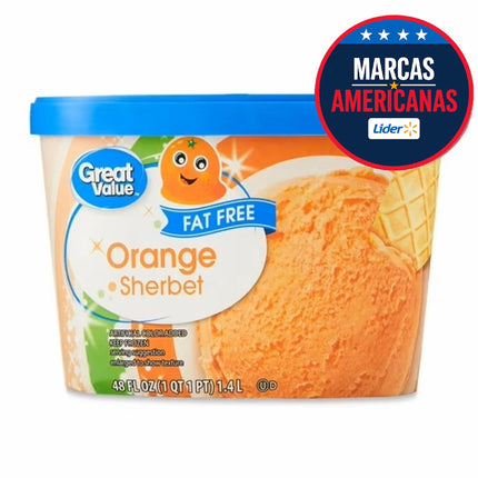 Helado Sorbete Sabor Naranja Pote, 1,4 L | Apishop