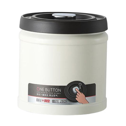 Recipiente De Café Al Vacío Tipo Prensa, Contenedor De Granos De Café Para Harina, Arroz, Azúcar, 1600ml