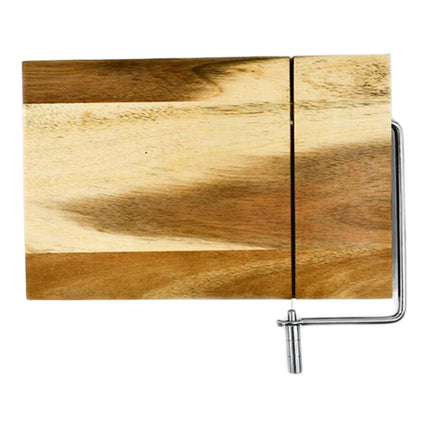 Cortador De Mantequilla, Bloque De Electrodomésticos Multifuncional, Tabla Rebanadora De Queso Para Carnes, Madera De Acacia