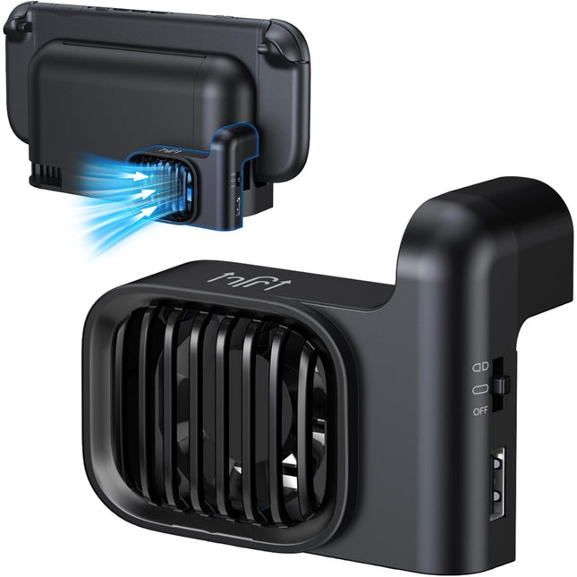 Ventilador de refrigeración compatible con el Dock de Nintendo Switch 2, con 2 velocidades ajustables y puerto USB