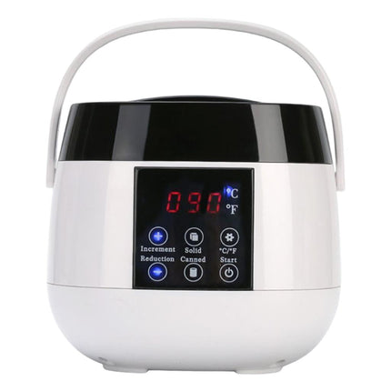 Pantalla LED De Depilación Eléctrica Con Cera Derretida De 500 Ml Para Hombres, Spa, Cuidado De La Piel, Blanco