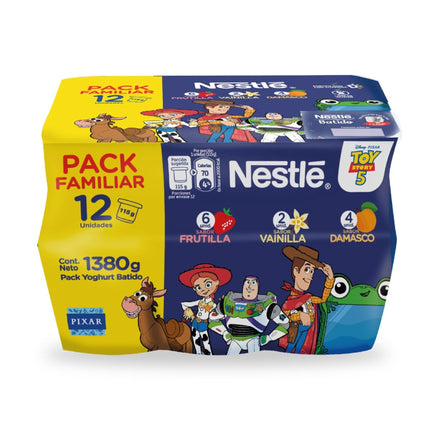 Yoghurt Batido Mix Sabores Multipack Pote, 12 Un x 115 g | Apishop