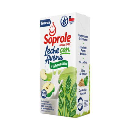 Soprole leche avena manzana 200ml, 200 ml