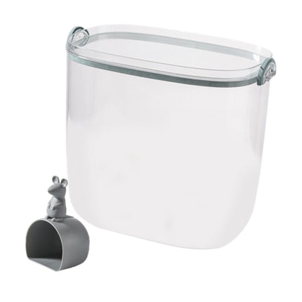 Contenedor De Almacenamiento De Arroz Con Tapa Contenedor De Cereales Para Encimera Cocina Del Hogar 10 Kg Verde
