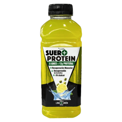 Bebida Hidratante Suero Lima Limón 8 Iones + 12g Proteína 630ml