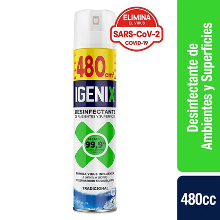 Desinfectante Aerosol Tradicional Bonus Lata, 480 cc